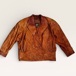 WILSONS LEATHER VTG 80s Adventure Bound Pilot Bomber Thinsulate Womens Large